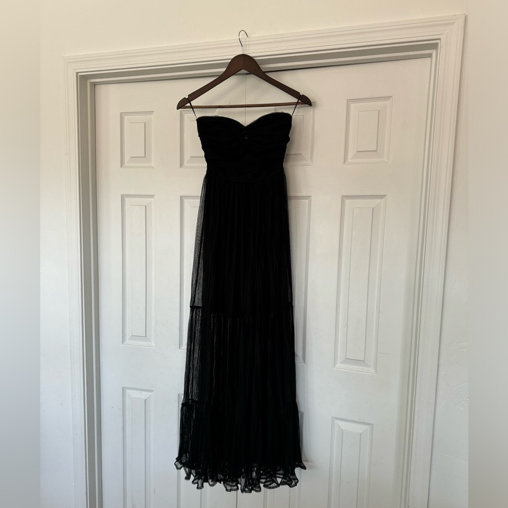Black maxi dress